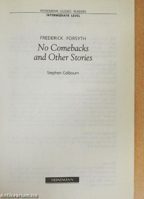 No Comebacks and Other Stories