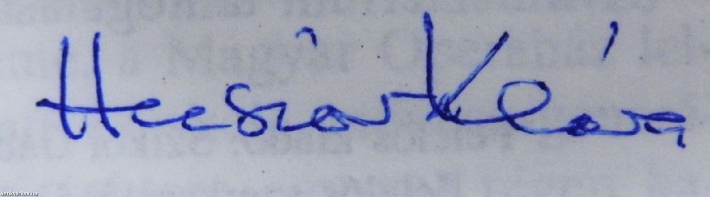 De Amore (dedikált példány)
