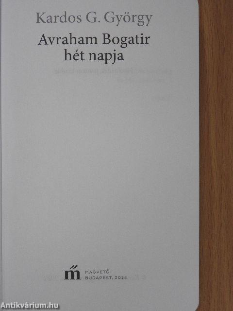 Avraham Bogatir hét napja
