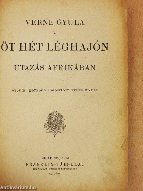 Öt hét léghajón