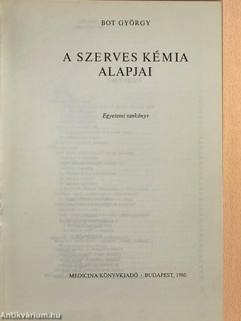 A szerves kémia alapjai