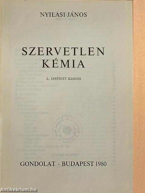 Szervetlen kémia
