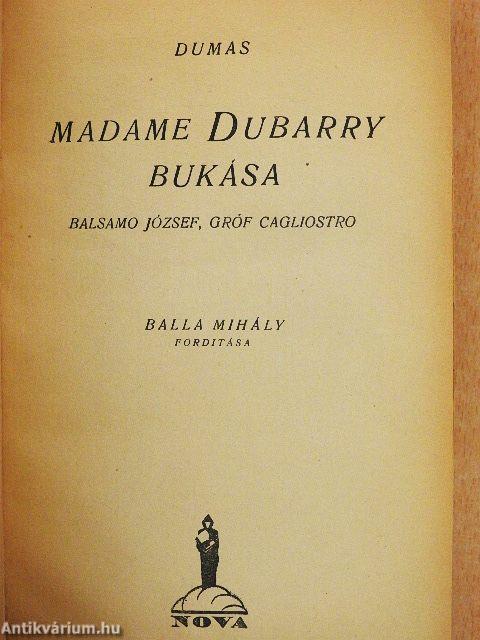 Madame Dubarry bukása