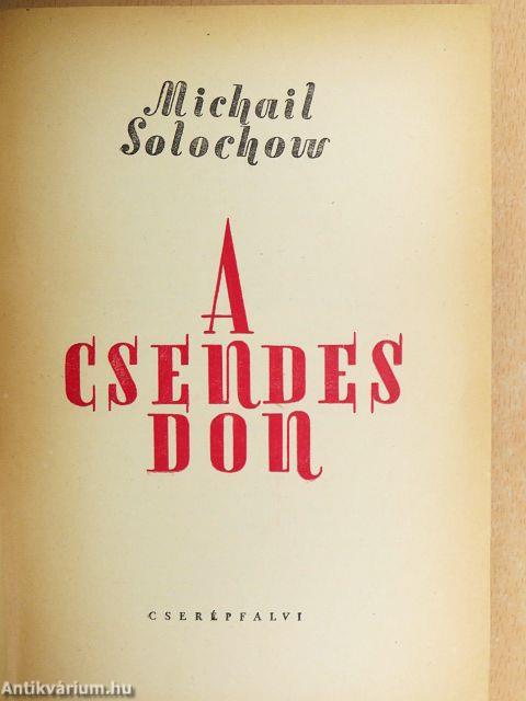 A Csendes Don I-V.
