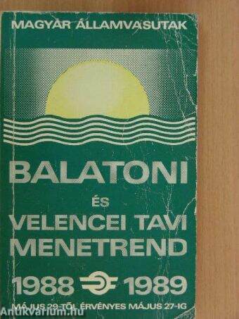 Balatoni és Velencei tavi menetrend