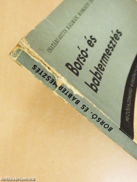 Borsó- és babtermesztés