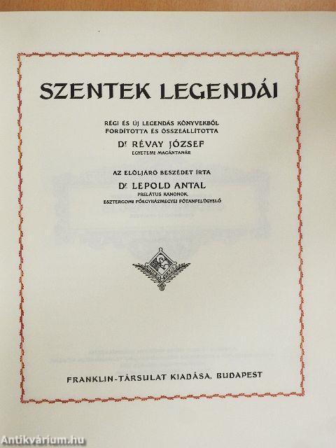 Szentek legendái