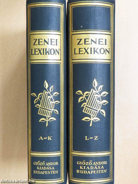 Zenei Lexikon I-II.