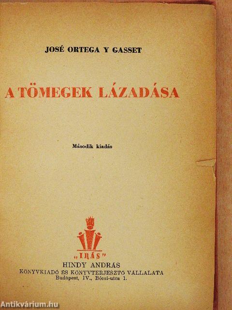 A tömegek lázadása