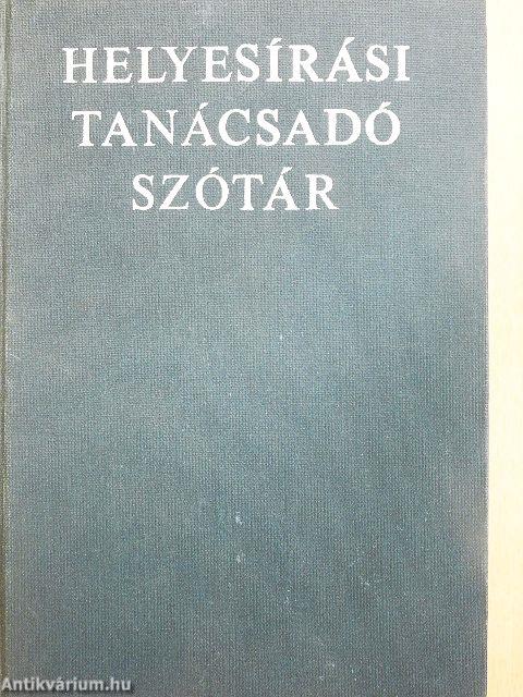 Helyesírási tanácsadó szótár