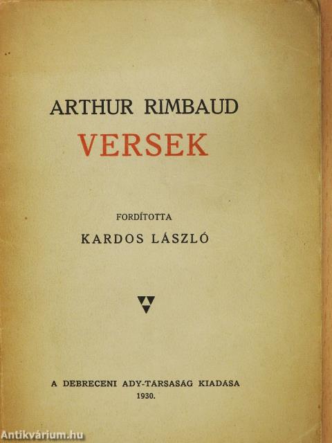Versek (dedikált példány)