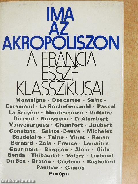Ima az Akropoliszon