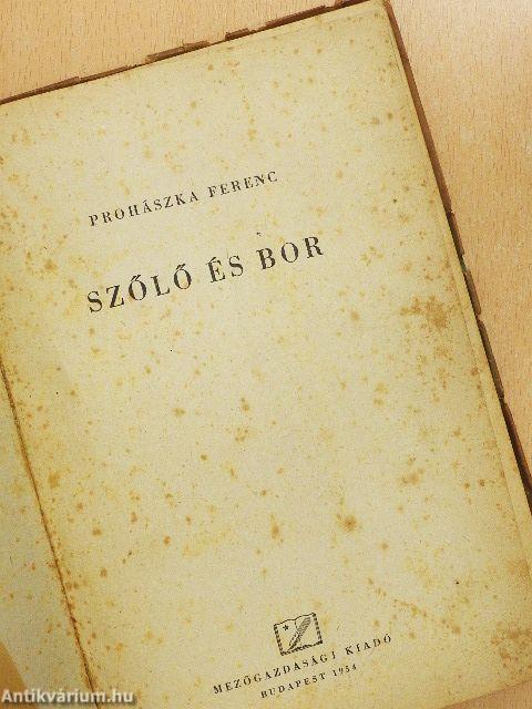 Szőlő és bor