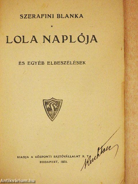 Lola naplója