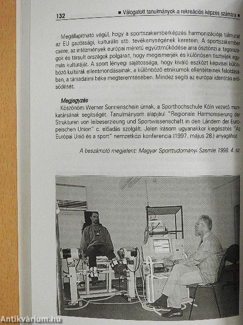 Válogatott tanulmányok a rekreációs képzés számára