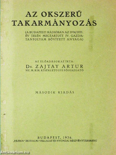 Az okszerű takarmányozás