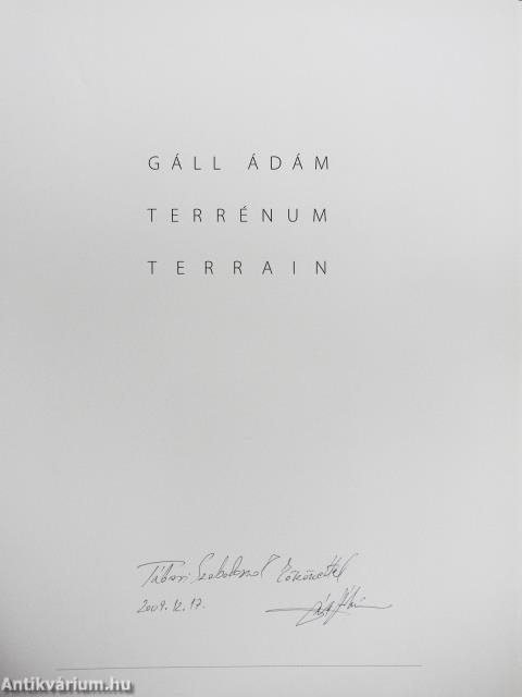 Terrénum (dedikált példány)