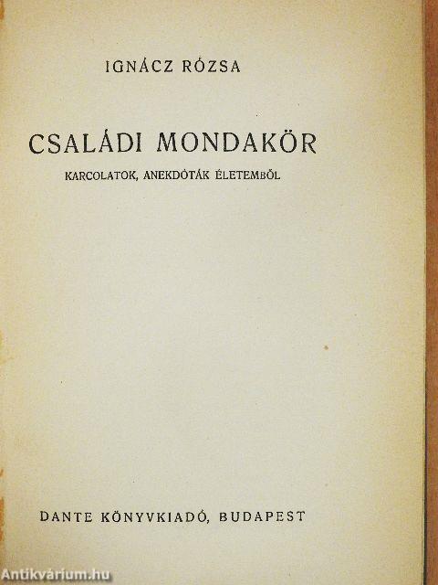 Családi mondakör
