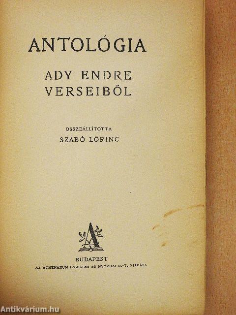 Antológia Ady Endre verseiből