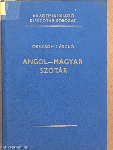 Angol-magyar szótár
