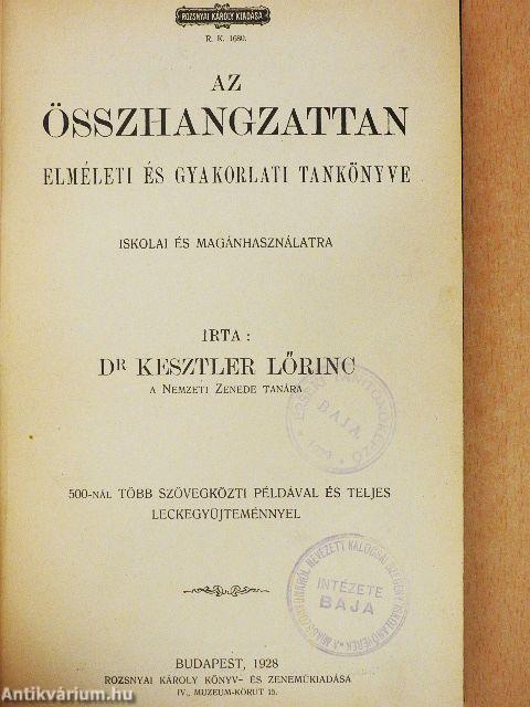 Az összhangzattan