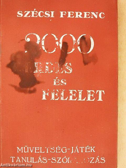 2000 kérdés és felelet