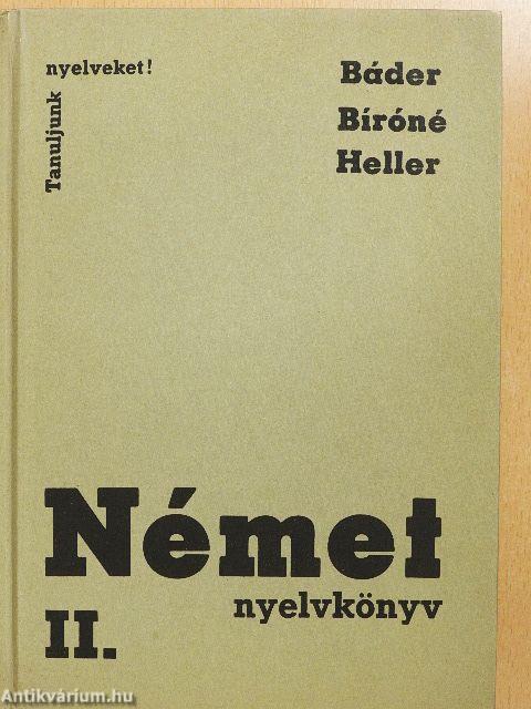 Német nyelvkönyv II.
