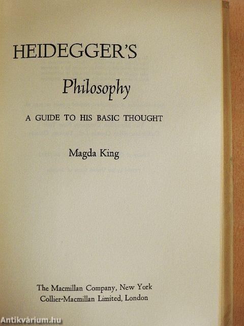 Heidegger's Philosophy