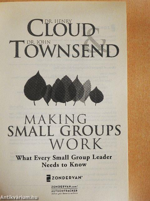 Making Small Groups Work