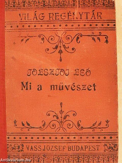 Mi a művészet?