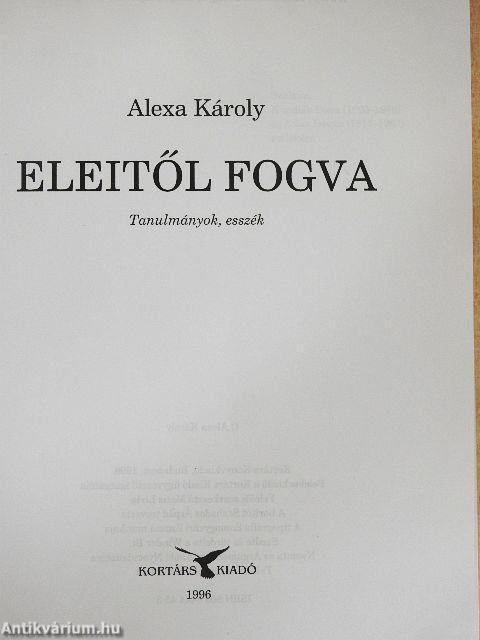 Eleitől fogva