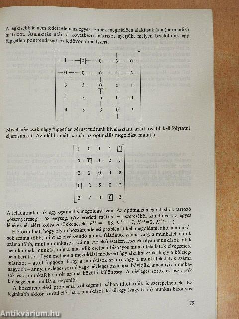 Matematikai programozási gyakorlatok