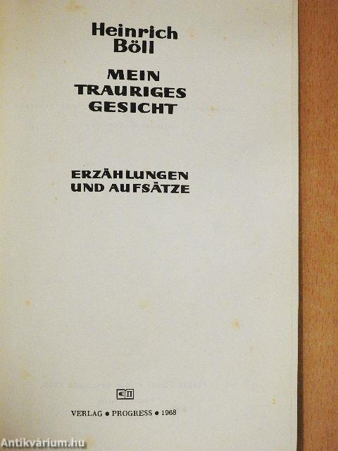 Mein trauriges Gesicht