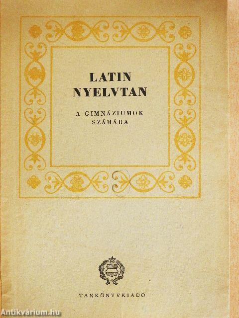 Latin nyelvtan