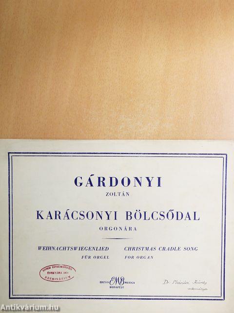 Karácsonyi bölcsődal orgonára