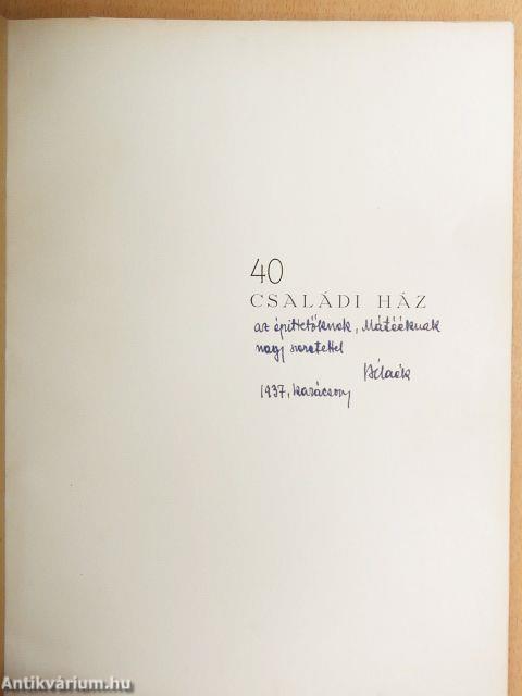 40 családi ház
