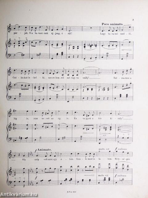 Operettek - egyedi kottagyűjtemény
