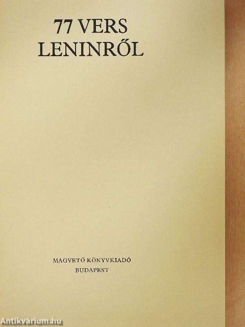 77 vers Leninről