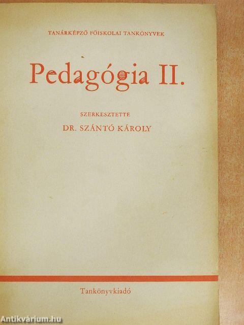 Pedagógia II.