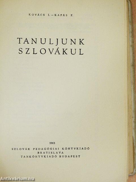 Tanuljunk szlovákul