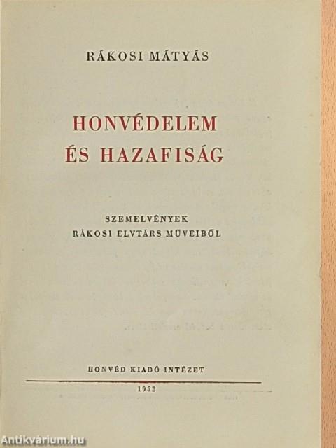 Honvédelem és hazafiság