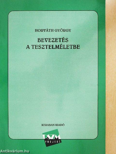Bevezetés a tesztelméletbe