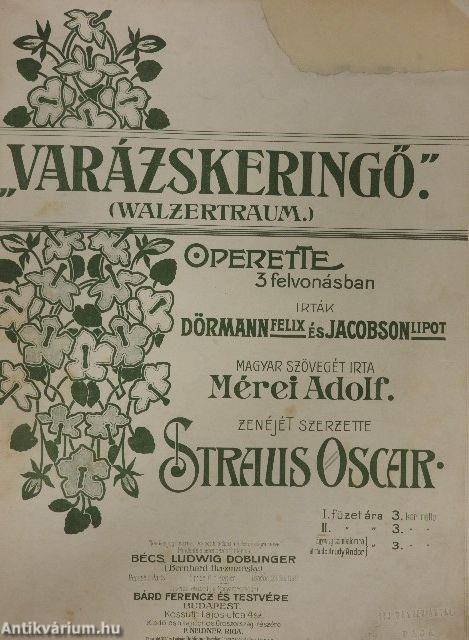 Operettek - egyedi kottagyűjtemény