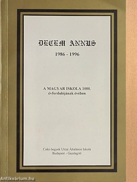 Decem Annus 1986-1996