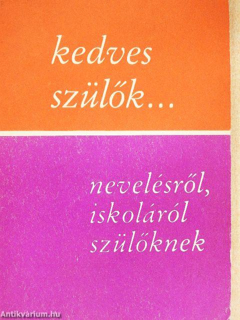 Kedves szülők...