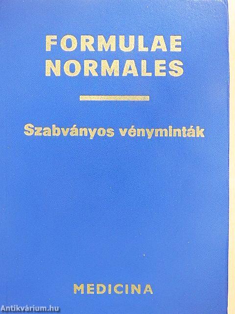 Formulae Normales
