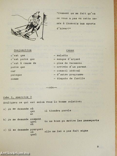 Cahier de l'éleve - Munkafüzet