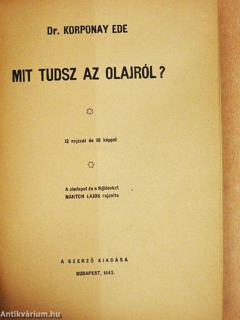 Mit tudsz az olajról?