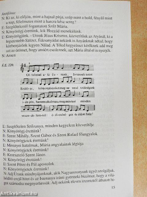 Engesztelő imafüzet a családok egységéért