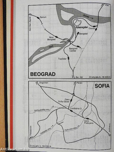 Hivatalos menetrend 1998-1999